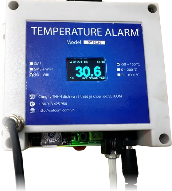 Thiết bị cảnh báo nhiệt độ Temperature SMS Alarm